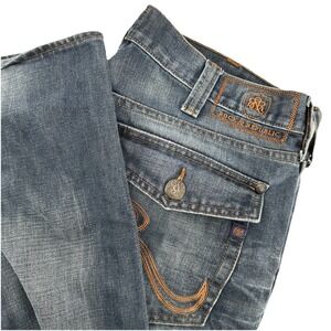 Rock & Republic Men's Jeans Size 38x30 Straight Leg Neil 98% Cotton